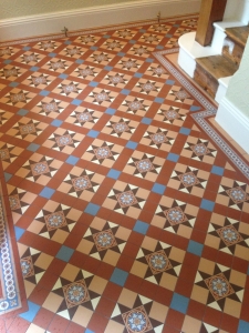 Victorian tiled floor
